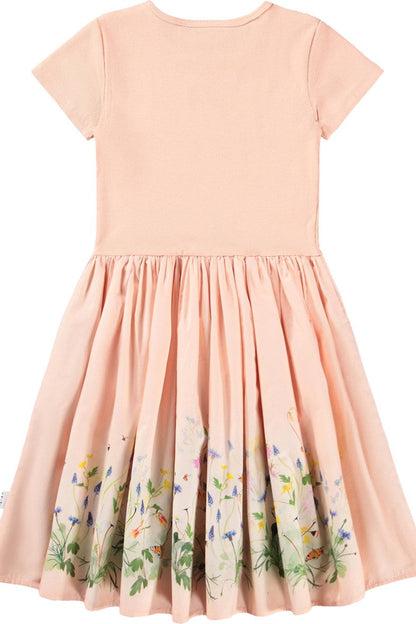 Cissa short sleeve dress in siesta back view