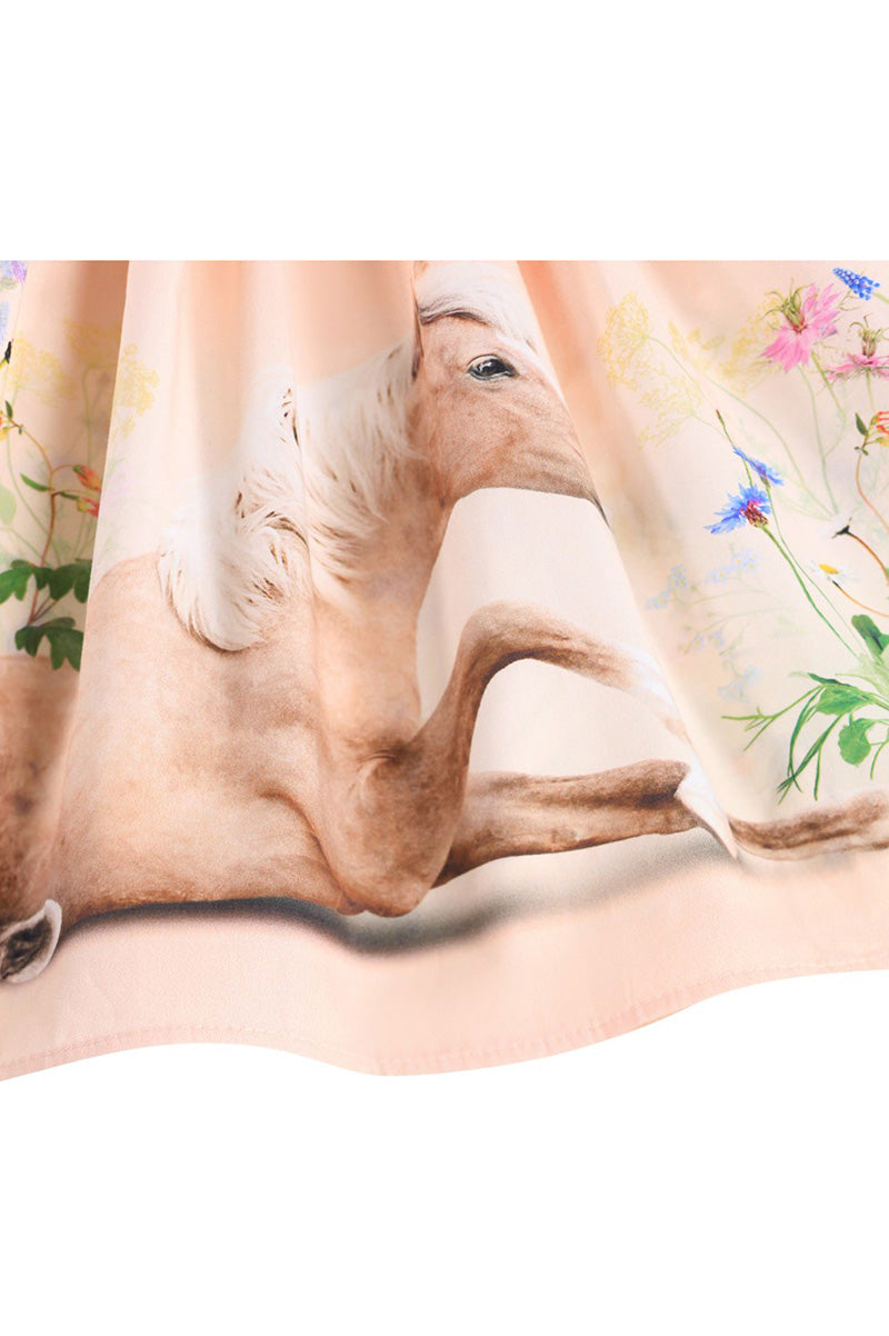 Cissa short sleeve dress in siesta detail view