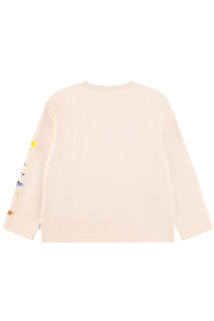 Mountoo sweatshirt meadow horse beige back view