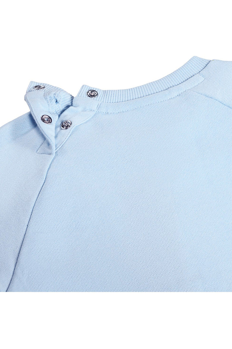 Disc sweatshirt in meadow kitten lt blue detail view