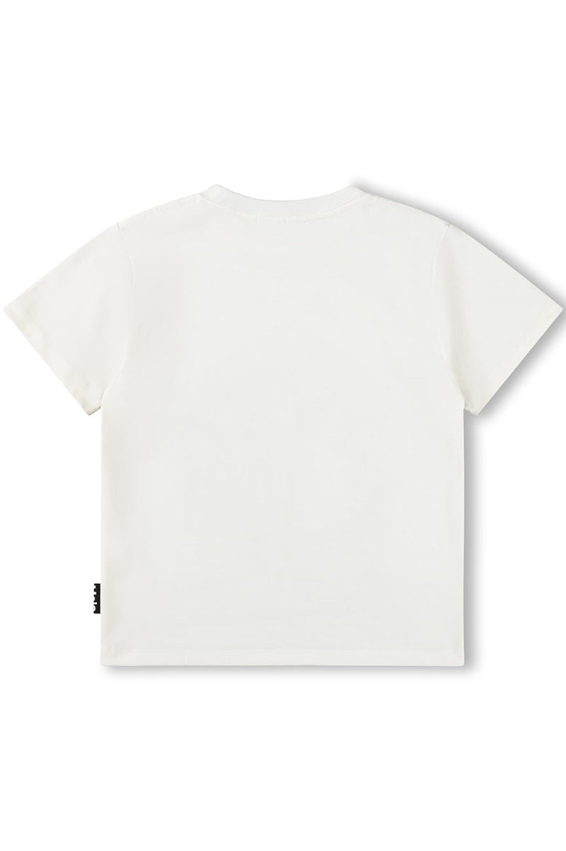 Riley tee race helmet in white back view