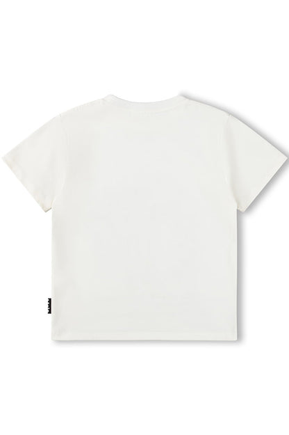 Riley tee race helmet in white back view