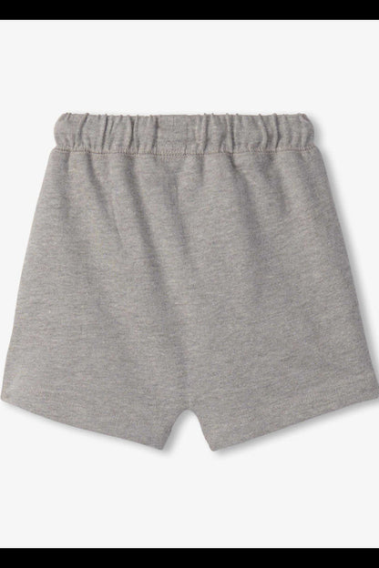 Kangaroo shorts in athletic grey back view