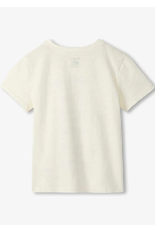 Graphic tee in fish type back view