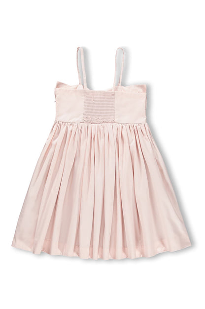 Caysi dress in cloud pink back view
