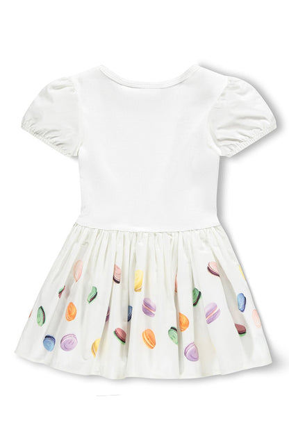 Caitlin dress in yummy macaroons back view