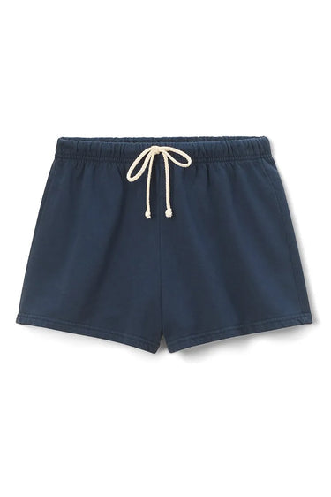 Navy Layla French Terry Sweat Shorts 