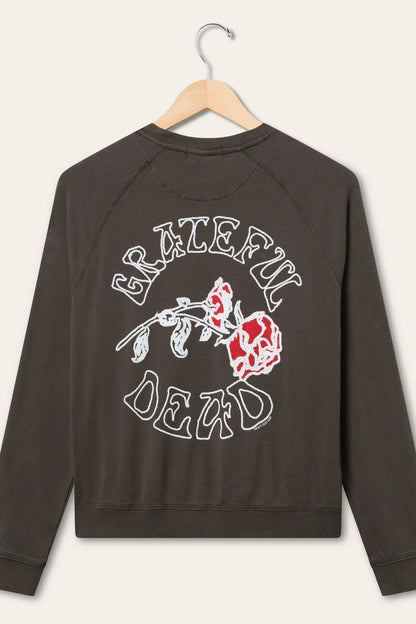 GRATEFUL DEAD TOUR 72 LONG SLEEVE IN VINTAGE BLACK BACK VIEW