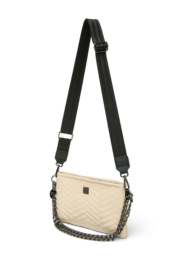 ALMOST FAMOUS BAG W/MOTO QUILTING (+colors)
