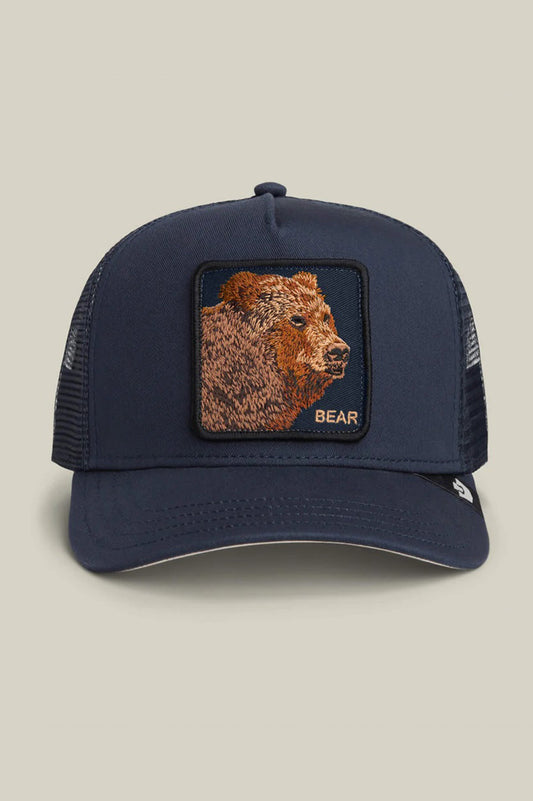 Bear trucker in edge front view