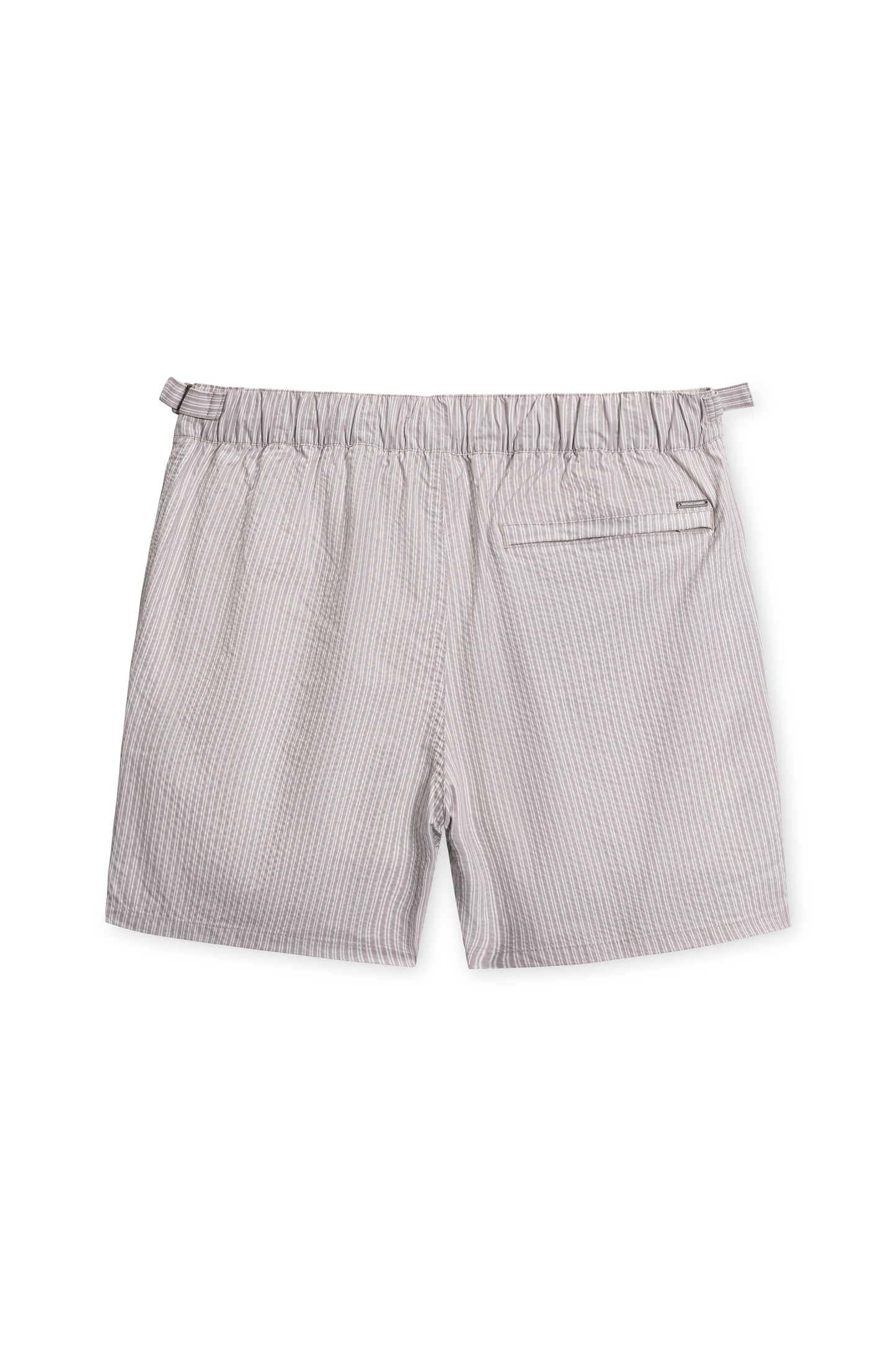 Micro seersucker trunk in tan back view