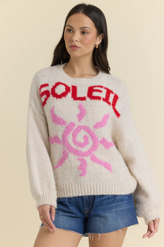 Sun sweater "soleil" front view
