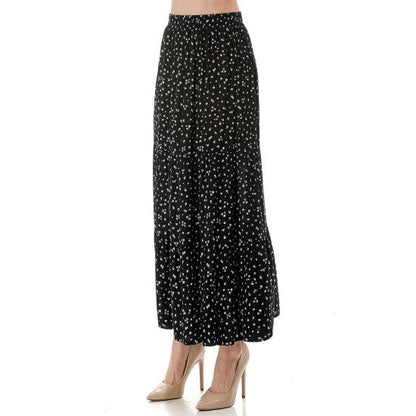MONO DITZY TIERED MAXI SKIRT (+colors)