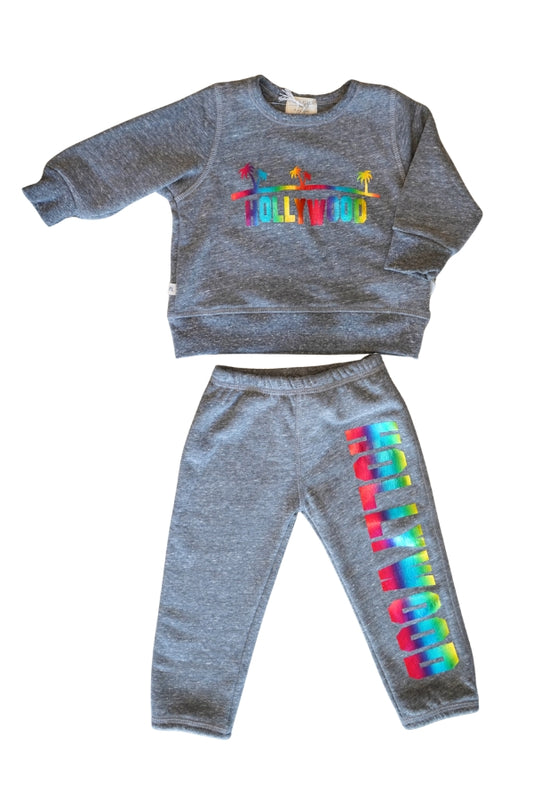 FLEECE HEART HOLLYWOOD SWEAT SET