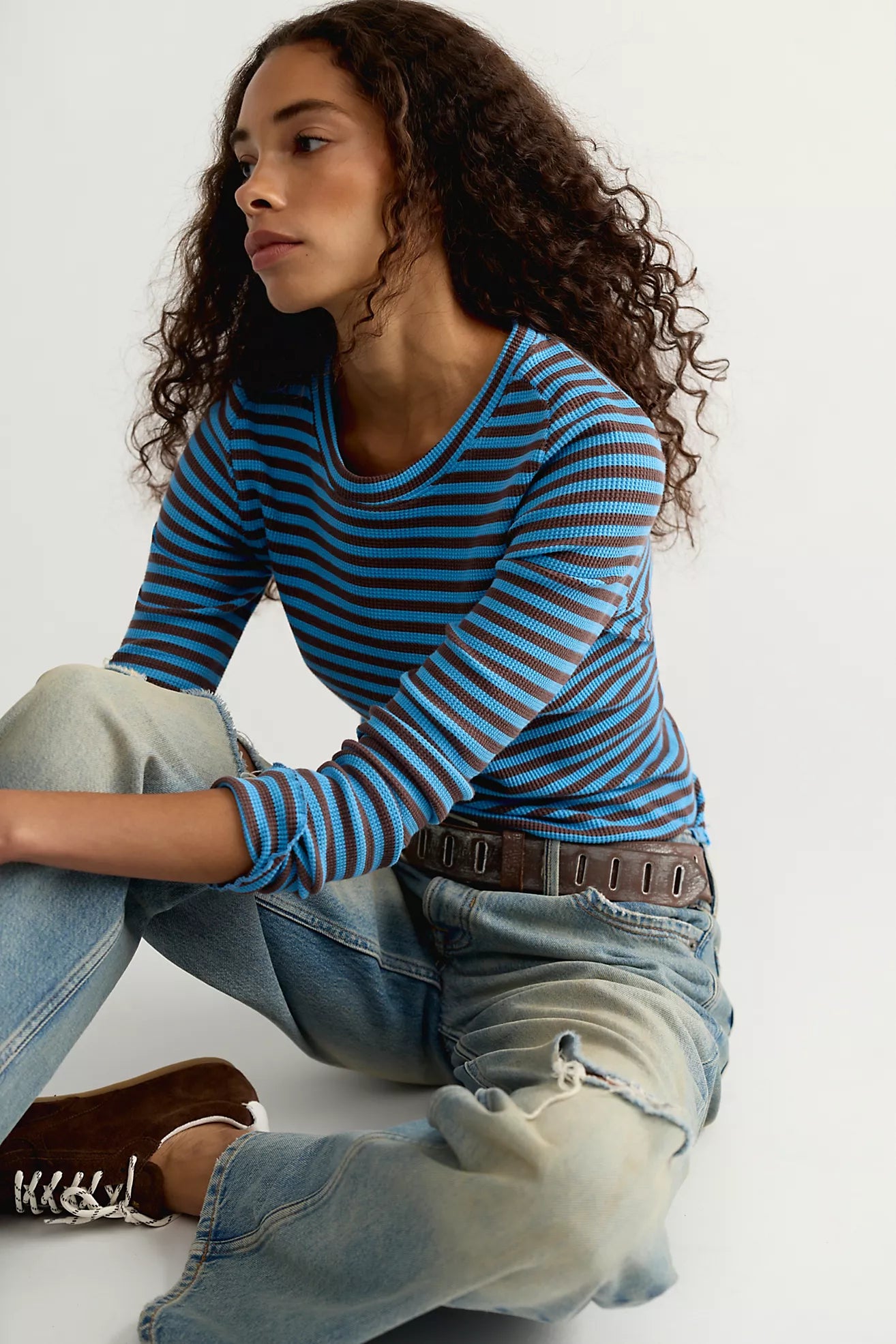 EASY DOES IT STRIPED TEE
