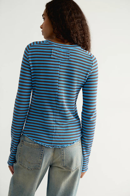 EASY DOES IT STRIPED TEE