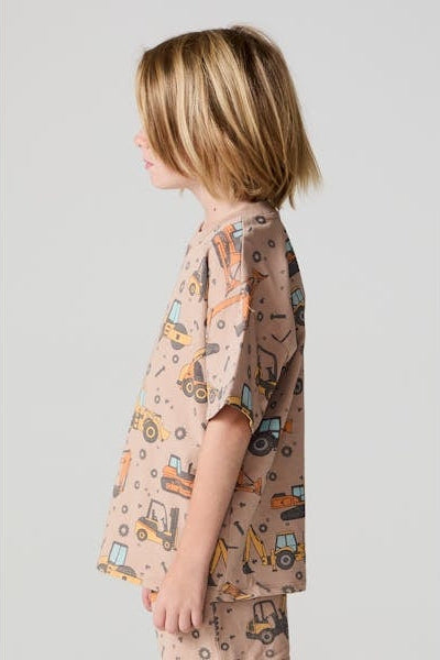 Side view of Construction Days Tee