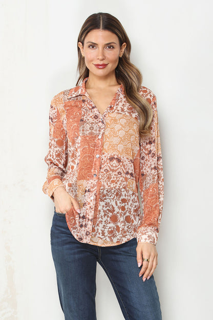 VINTAGE LONG SLEEVE BUTTON DOWN SHIRT