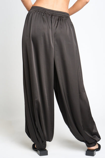 SATIN HAREM PANTS