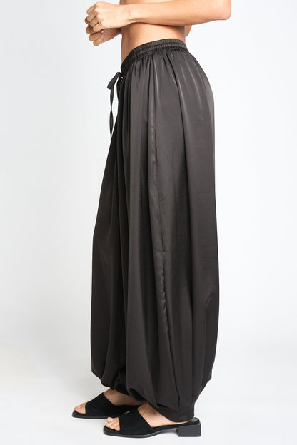 SATIN HAREM PANTS