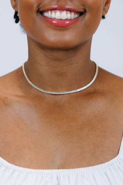 CZ TENNIS NECKLACE