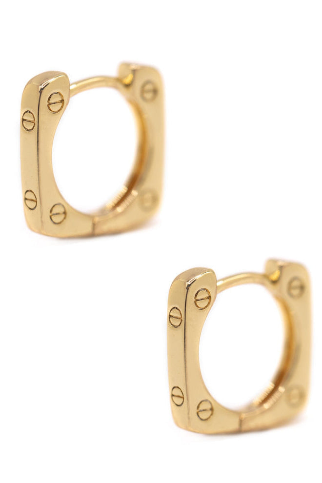 SQUARE HOOP EARRINGS