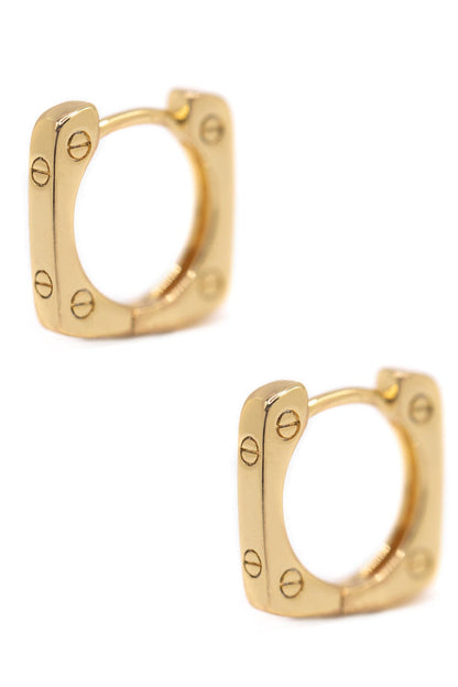 SQUARE HOOP EARRINGS