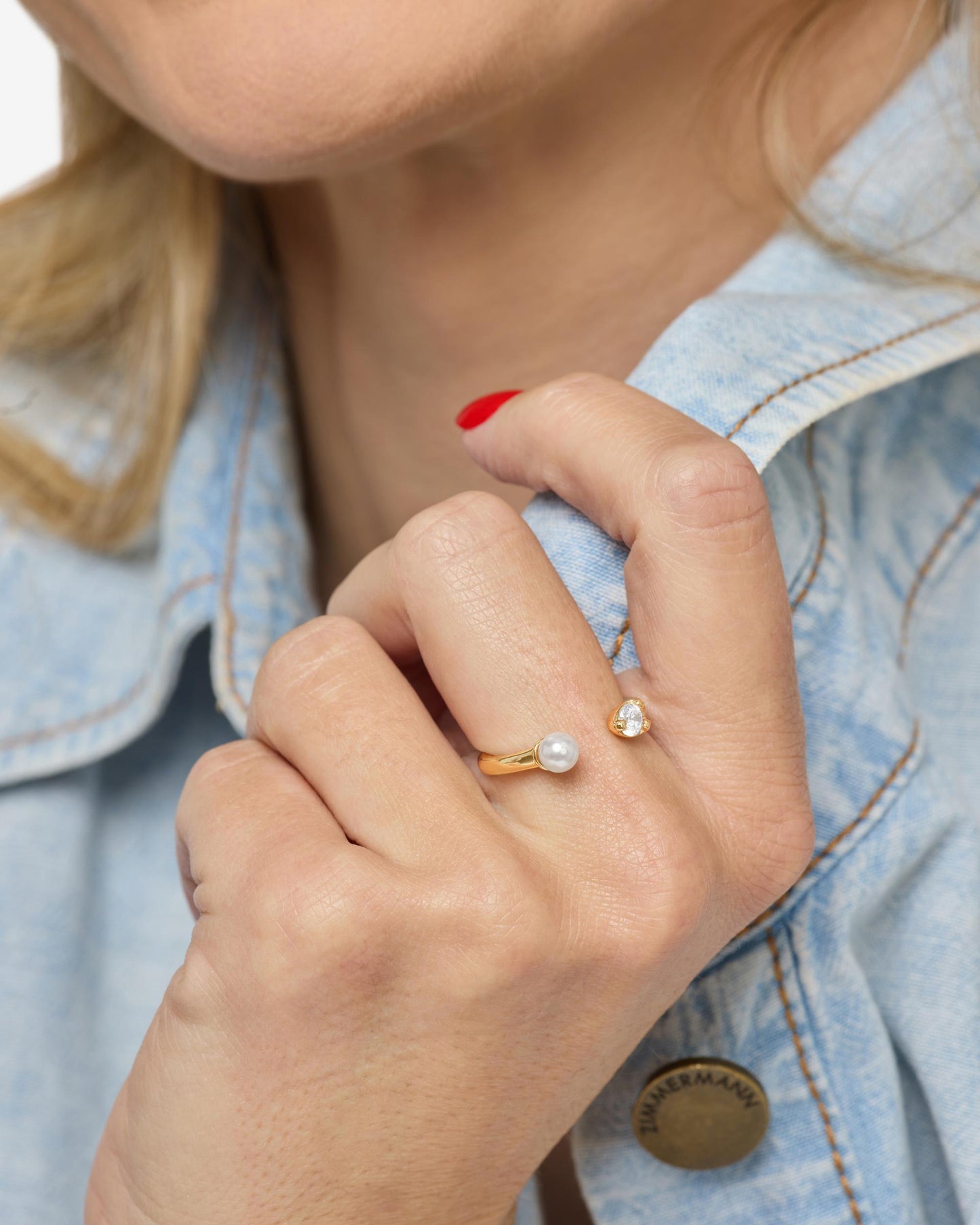 PERFECT PEARL OPAL RING