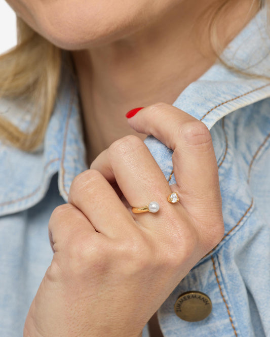 PERFECT PEARL OPAL RING