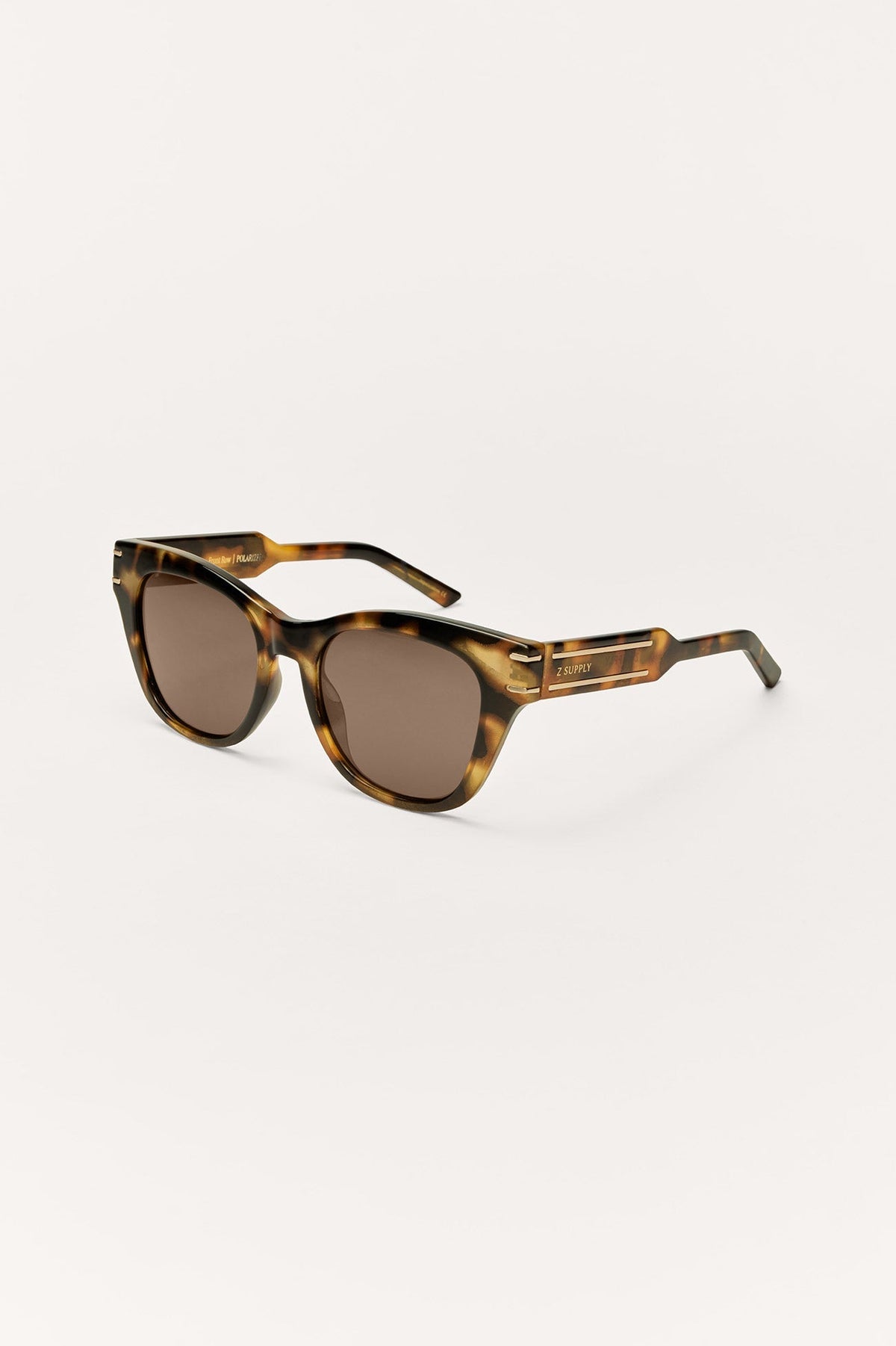 Front Row Sunglasses in brown tortoise 