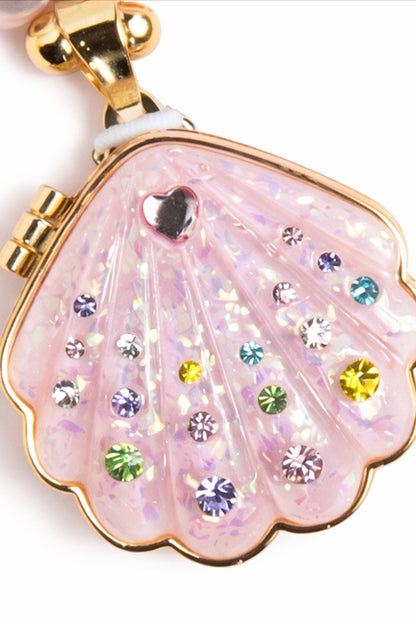 SPARKLE SHELL LIPGLOSS LOCKET