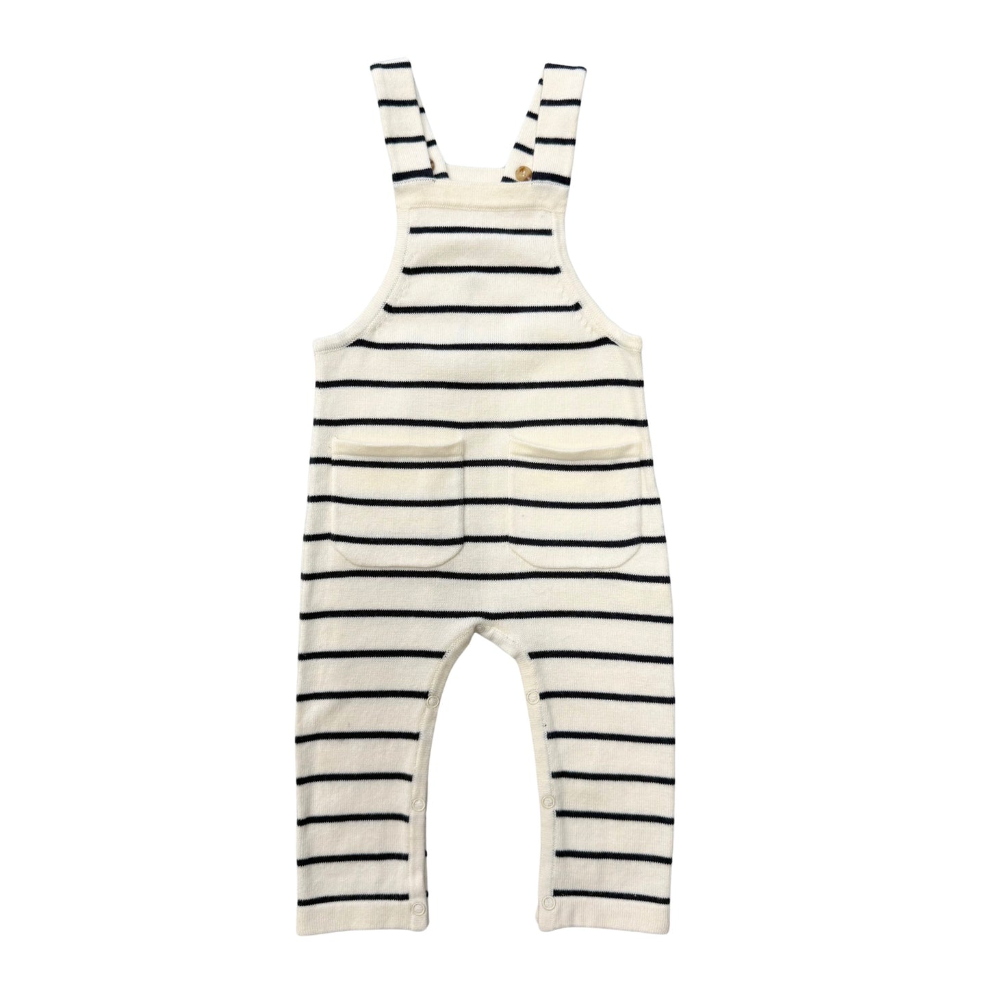POCKETS OVERALLS WITH LONG SLEEVE SET