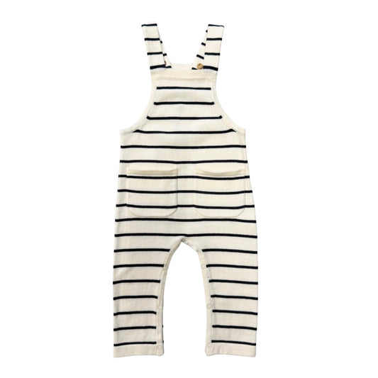 POCKETS OVERALLS WITH LONG SLEEVE SET