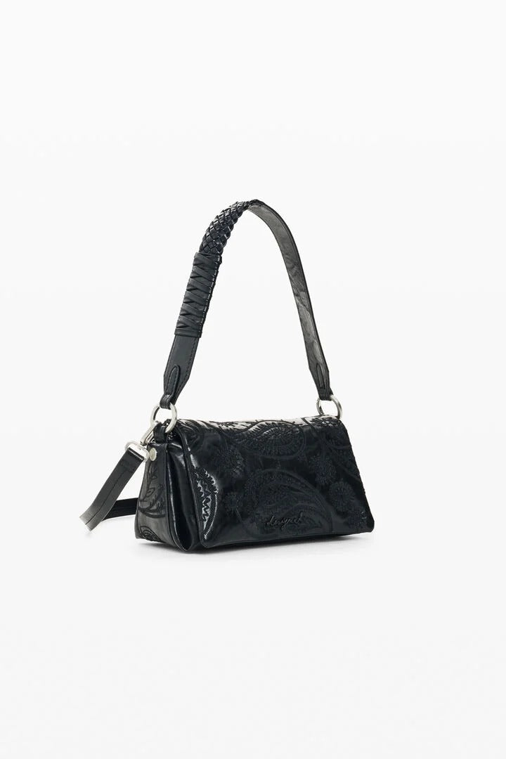 Small black quilted bag 