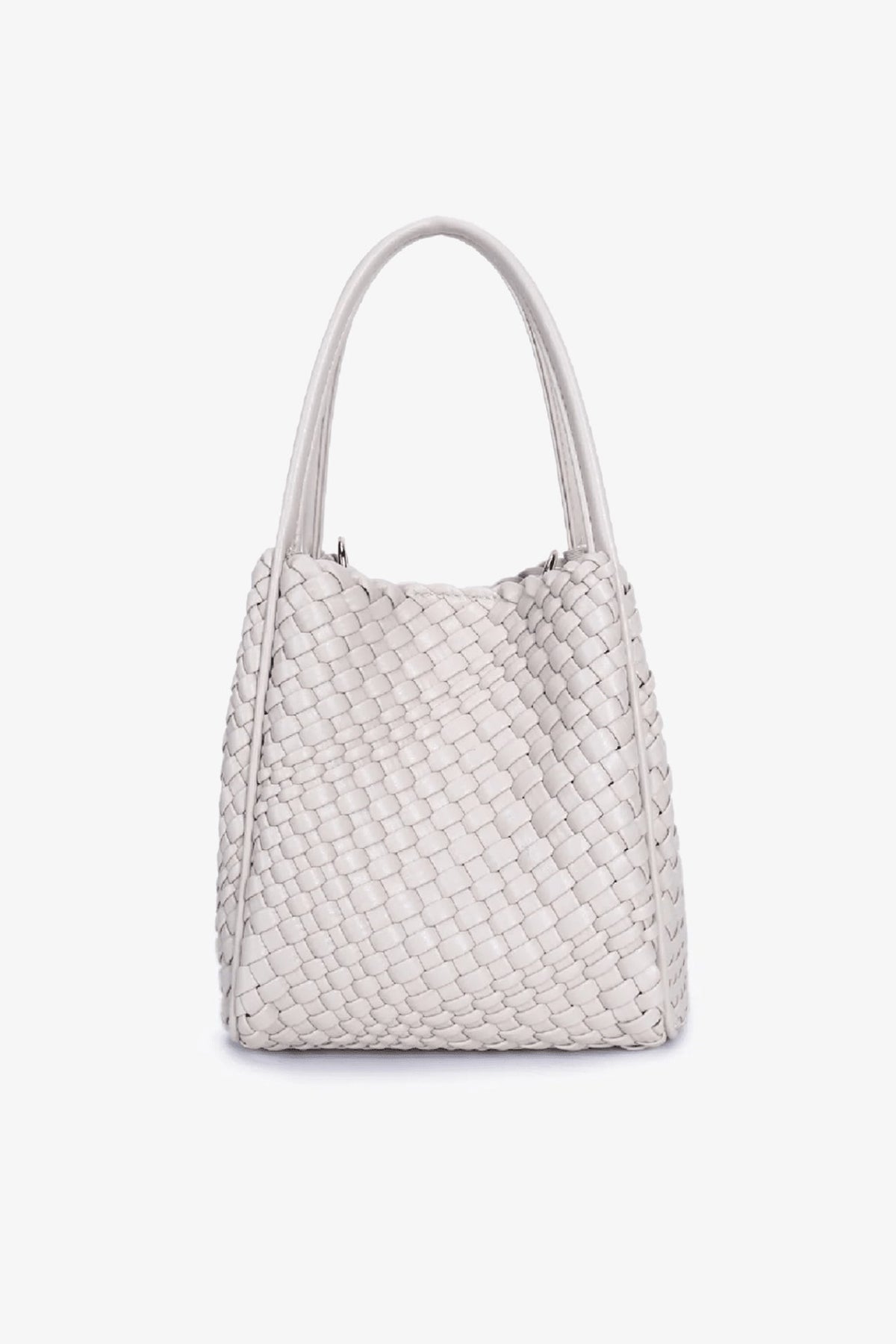 Hollace mini tote woven cream