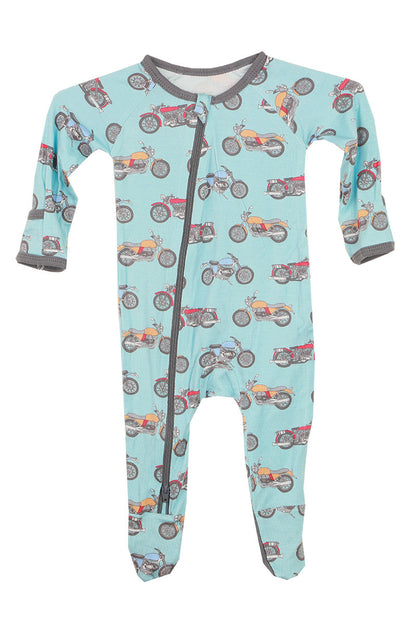 PRINTED FOOTIE ONESIE (INFANT) (+COLORS)