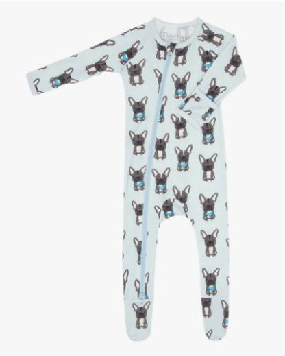 PRINTED FOOTIE ONESIE (INFANT) (+COLORS)