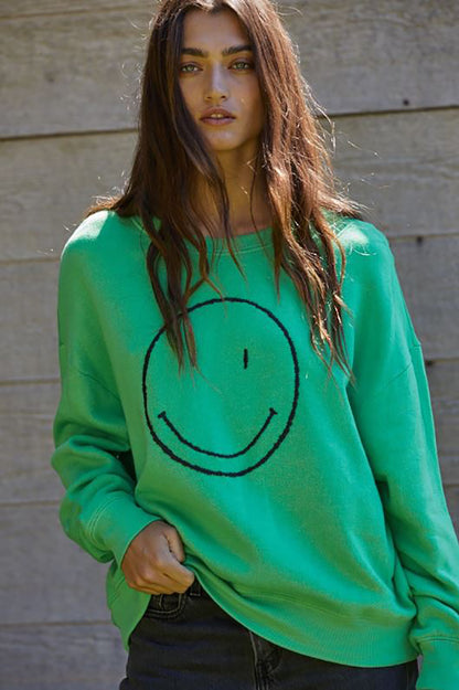MAKE ME SMILE PULLOVER