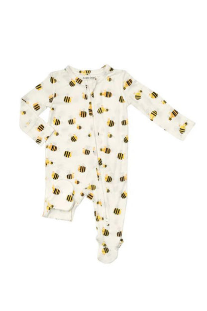 PRINTED ZIPPER FOOTIE (INFANT) (+COLORS)