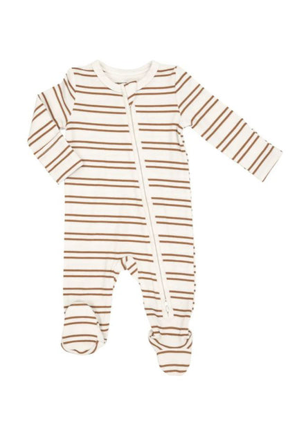 PRINTED ZIPPER FOOTIE (INFANT) (+COLORS)