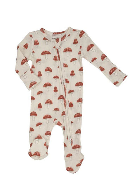 PRINTED ZIPPER FOOTIE (INFANT) (+COLORS)