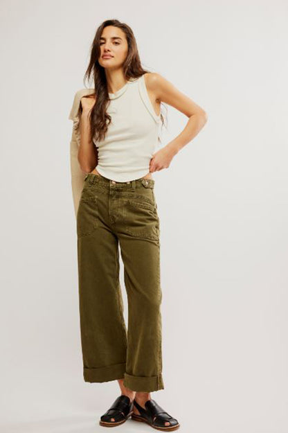 PALMER CUFFED JEANS