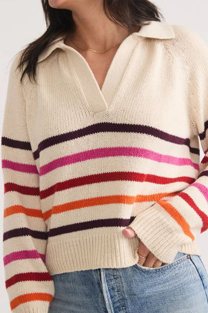 CLAIRE RELAXED SWEATER POLO