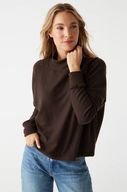 FRIDA MOCK NECK TOP