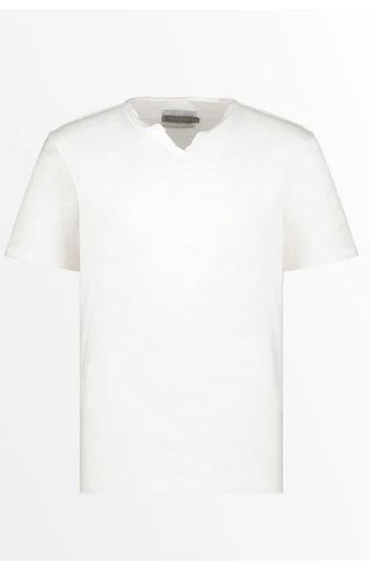 SLUB JS S/S NOTCH VNECK