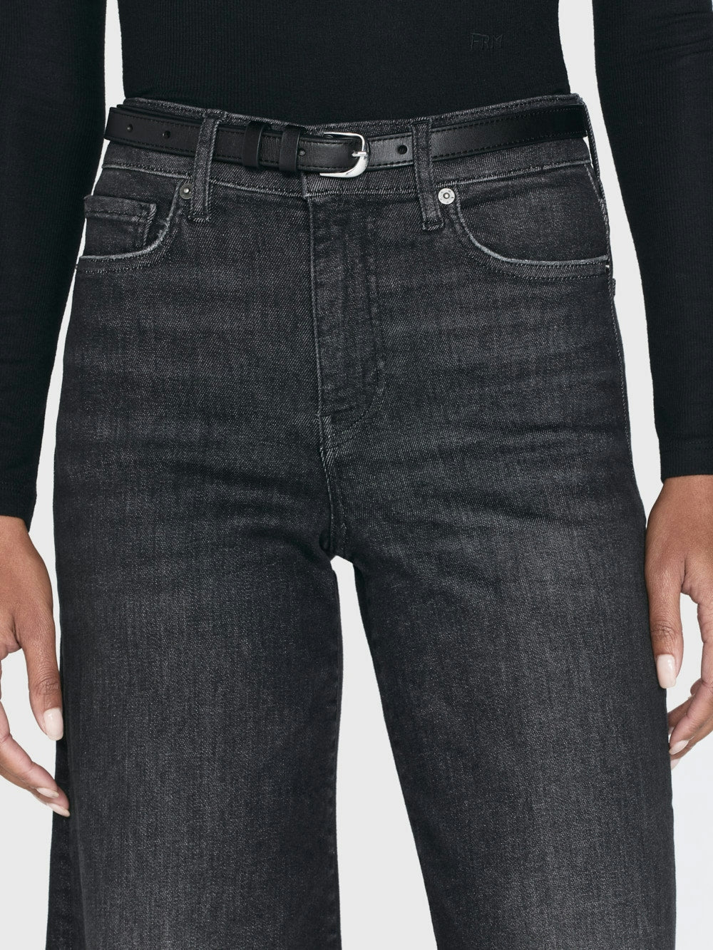 LE SLIM PALAZZO RAW FRAY