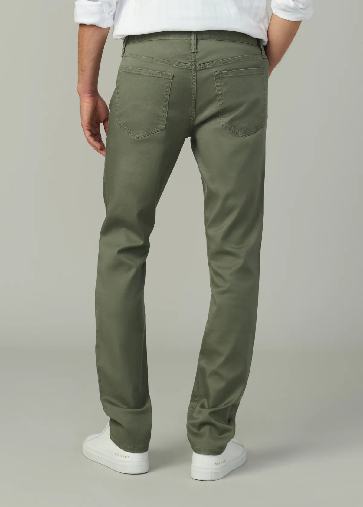 the brixton twill in lichen back view